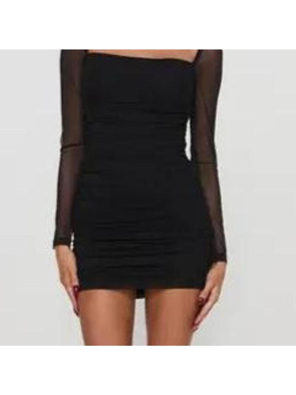 Princess polly black mini dress 6